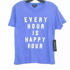 Wildfox “every hour is happy hour”